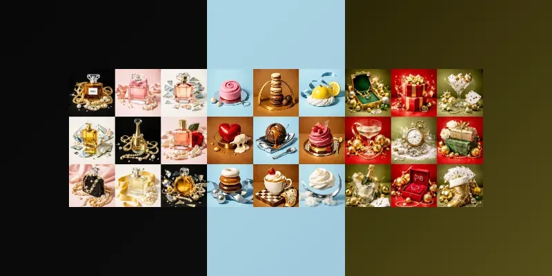 Luxury Grid Stilllife Posters generated by undefined
