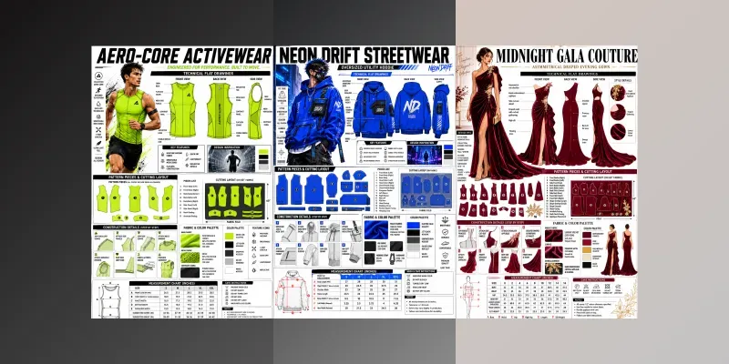 Apparel Design Tech Pack Creator generated by undefined