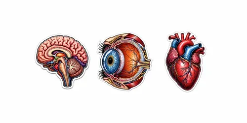 Anatomical Organ Stickers generated by chatgpt-image