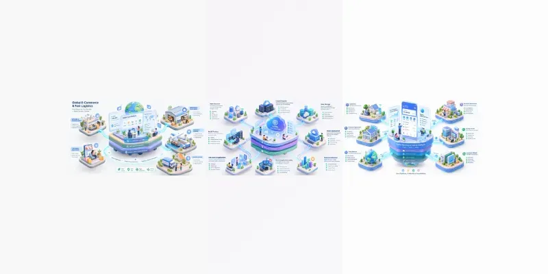 3D Isometric Infographics generated by undefined