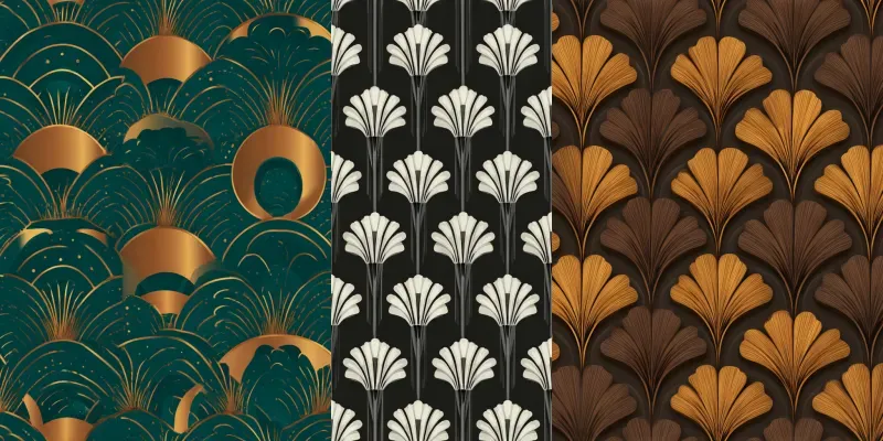 Art Deco Seamless Pattern Collections generated by undefined
