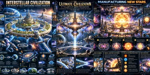 Cosmic Civilization Infographics generated by chatgpt-image