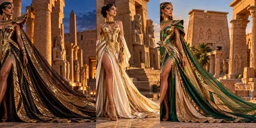 Pharaonic 3D Coutures generated by chatgpt-image