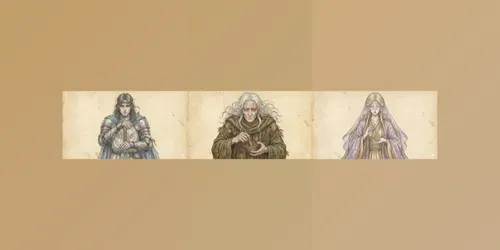 Vintage High Fantasy Anime Art generated by gemini-image
