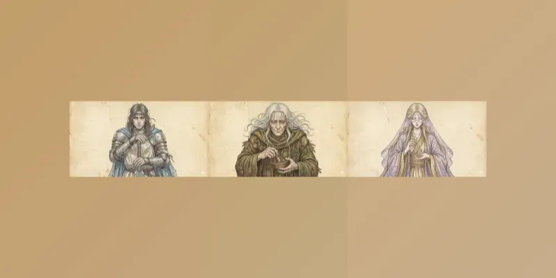Vintage High Fantasy Anime Art generated by undefined