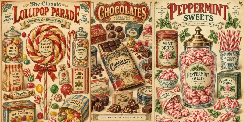 Vintage Candy Shop Collections generated by undefined