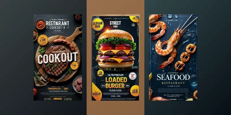 Menu List Restaurant Bbq Flyers Premium generated by undefined