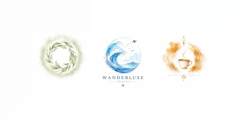 Watercolor Aura Emblems generated by undefined