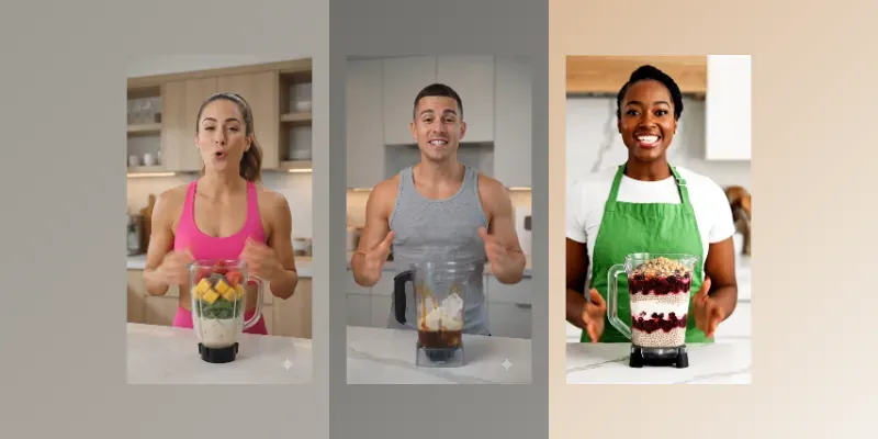 Fitness Influencer Recipe Videos generated by undefined