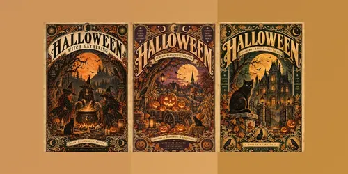 Halloween Vintage Poster Generator generated by chatgpt-image