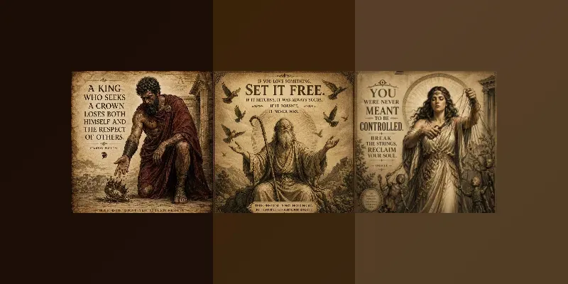 Stoic Wisdom Vintage Posters generated by undefined