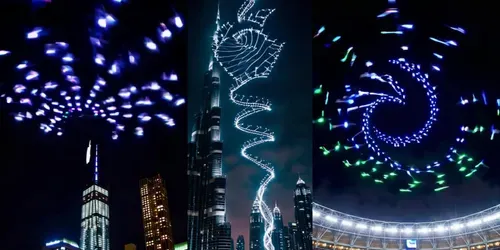 Logo Drone Shows generated by sora