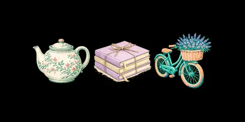 Aesthetic Pastel Slow Living Stickers generated by chatgpt-image