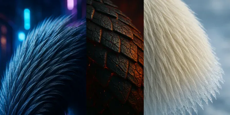 Ultrarealistic Animal Texture Photos generated by undefined