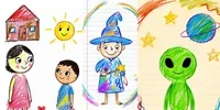 Kids Crayon Drawing Animations grok-video prompt mini thumbnail