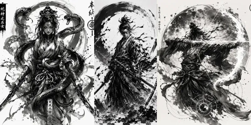 Shadow Warrior Ink Tattoo Packs generated by undefined