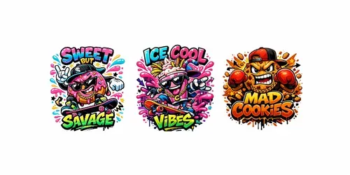 Urban Cartoon Mascot Tshirt Generator generated by chatgpt-image