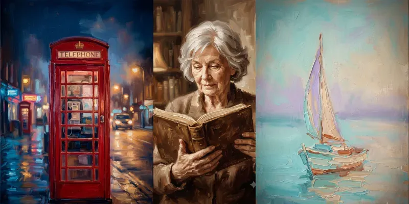 Masterpiece Impasto Oil Paintings generated by undefined