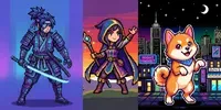 Customizable Pixel Art Characters gemini-image prompt mini thumbnail