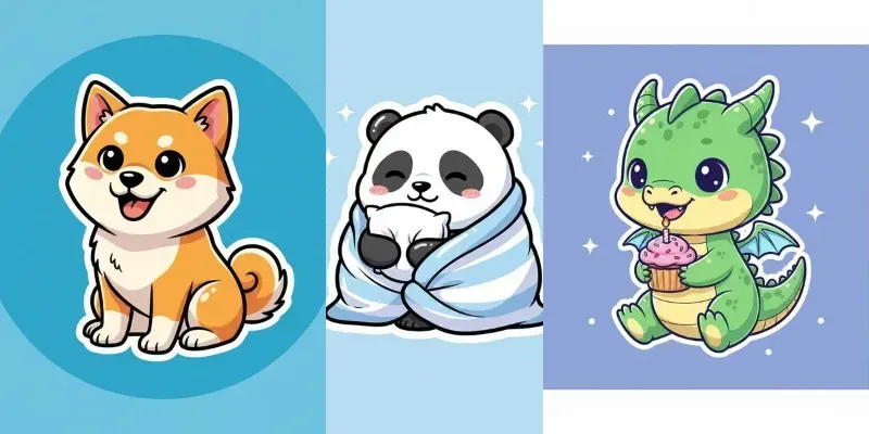 Professional Cute Sticker Generator generated by undefined