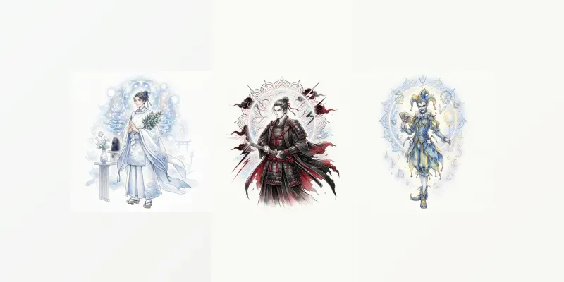 Celestial Serenity Japanese Illustratives