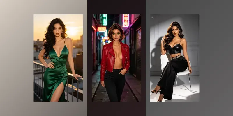 Stunning Glamour Portraits generated by undefined