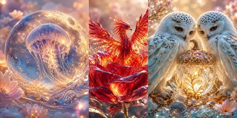 Dreamlike Nature Symbol Art Collections generated by undefined