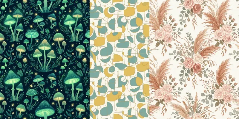Seamless Fabric Wallpaper Pattern Genes