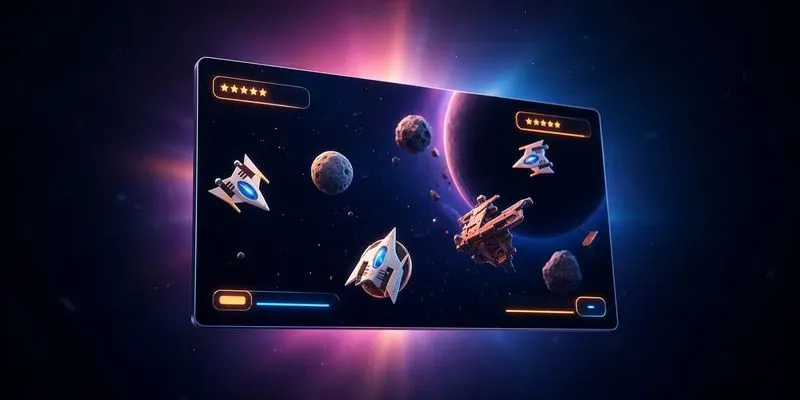 3D Shield Fighter Game Builder