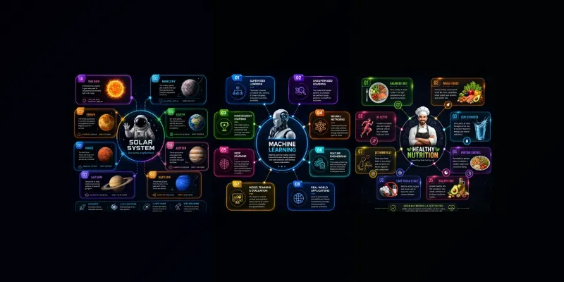 Modern Hub Infographics generated by undefined