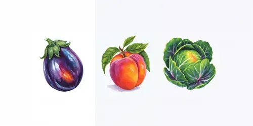 Rustic Garden Harvest Watercolor Clipart generated by midjourney