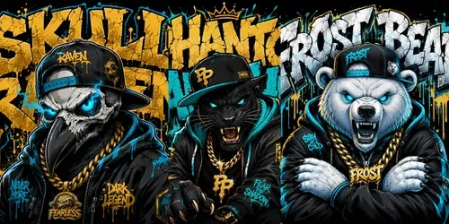 Urban Graffiti Beasts generated by chatgpt-image