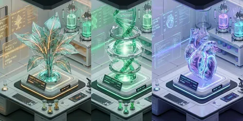 Biotech Scene Generator For Saas generated by gemini-image