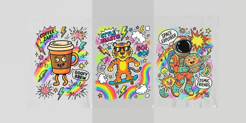 Fusion Vector Doodle Beasts generated by undefined
