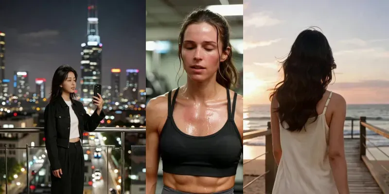 Authentic Lifestyle Influencer Clips generated by undefined