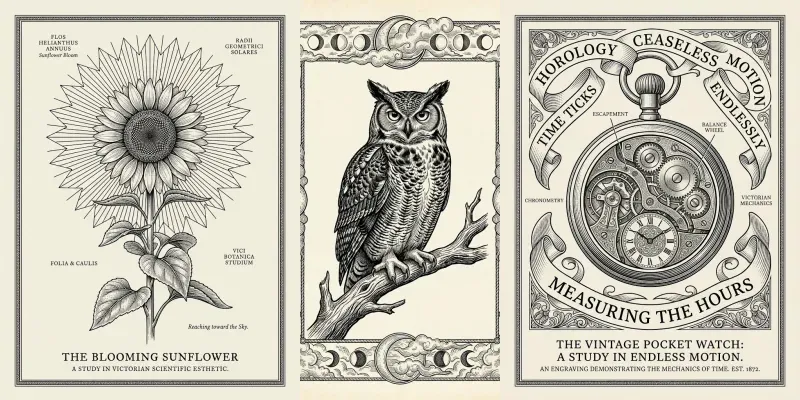 Vintage Engraving Illustrations