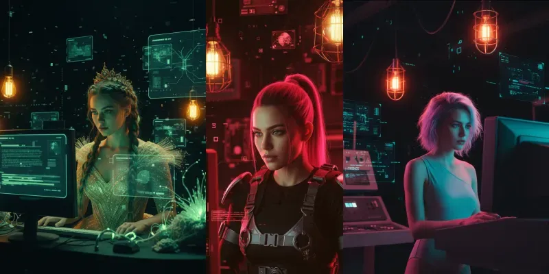 Retrofuture Dreamers generated by undefined