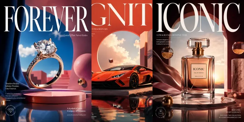 Luxury Pop Advertising Generator generated by undefined