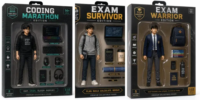 Exam Survivor Action Figure Generator generated by undefined