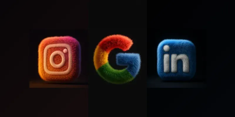 Fluffy Furry 3D Stylized Logo Icons generated by undefined