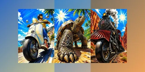 Dynamic Travel Poster Design Assets generated by chatgpt-image