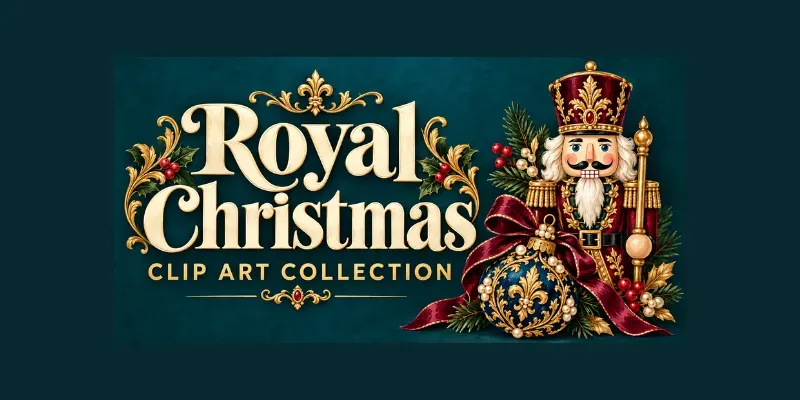 Royal Christmas Clip Art