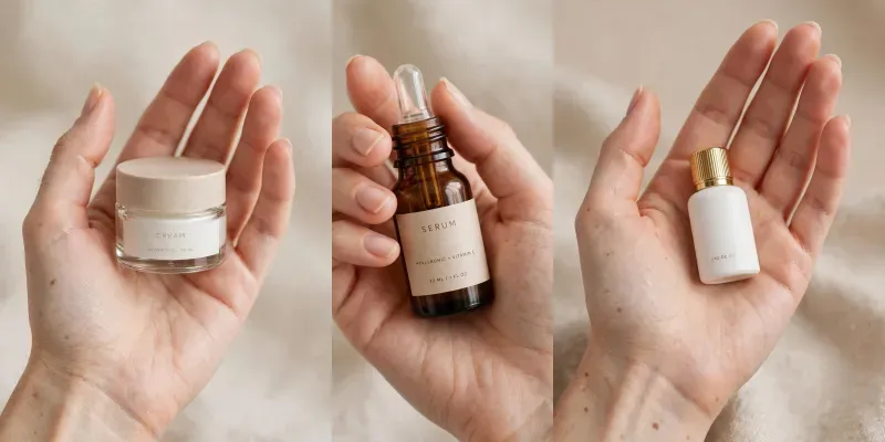 Aesthetic Hand Holding Product Photos generated by undefined