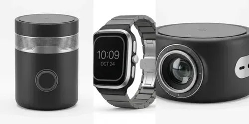 3D Minimalist Tech Gadgets generated by gemini-image