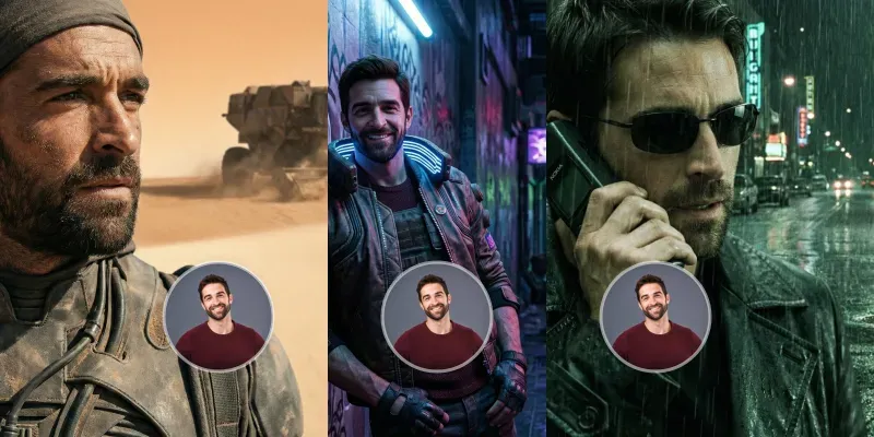 Cinematic Insert Yourself Characters generated by undefined