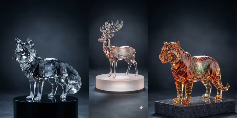 Glass Animal Sculpture Generator generated by undefined