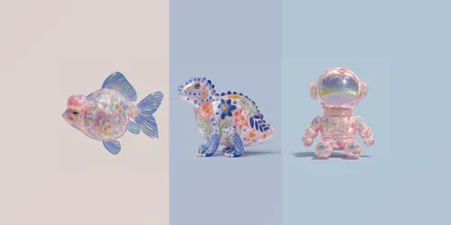 Candy Pop Toy Collectible Art generated by midjourney