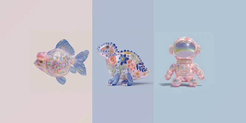 Candy Pop Toy Collectible Art generated by undefined