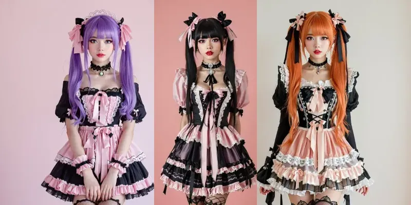 Japanese Lolita Model Girl Studio Photo generated by undefined