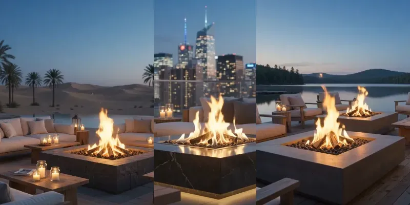 Cinematic Evening Luxury Lounge Videos generated by undefined